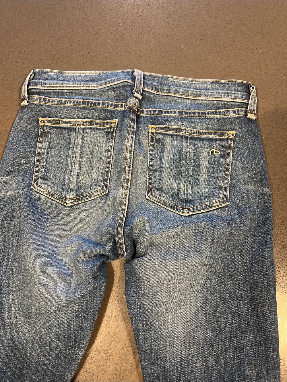 Classic Rag & Bone Slim Capri Blue Women’s Jeans. Size 26! 28 inseam - Picture 5 of 6